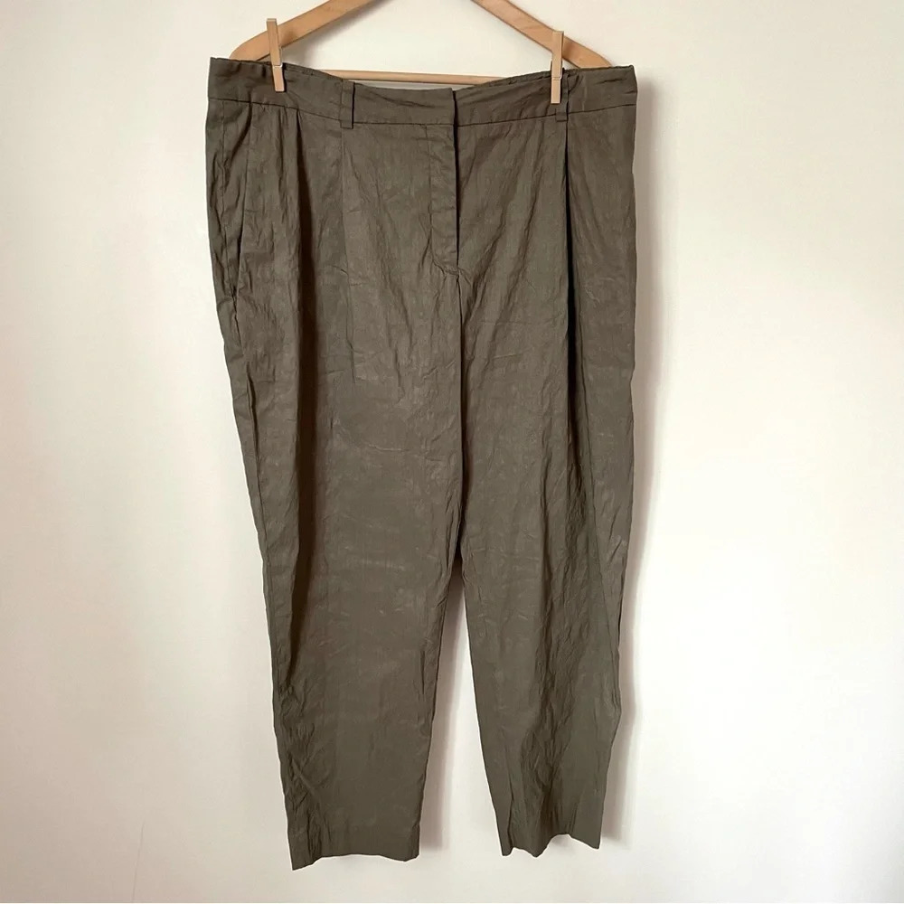Arthur Mendonça Straight Leg Linen Blend Pants